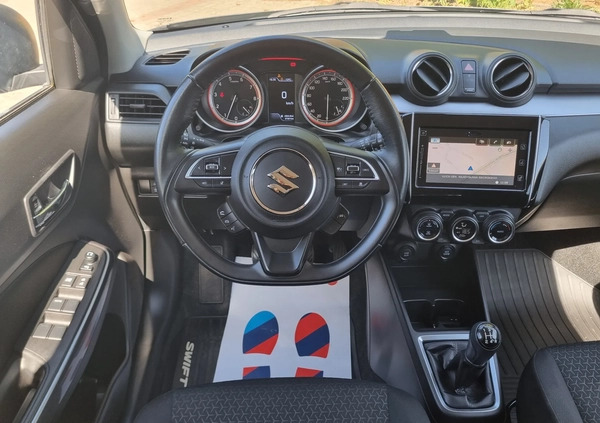 Suzuki Swift cena 51999 przebieg: 37000, rok produkcji 2021 z Biała małe 301